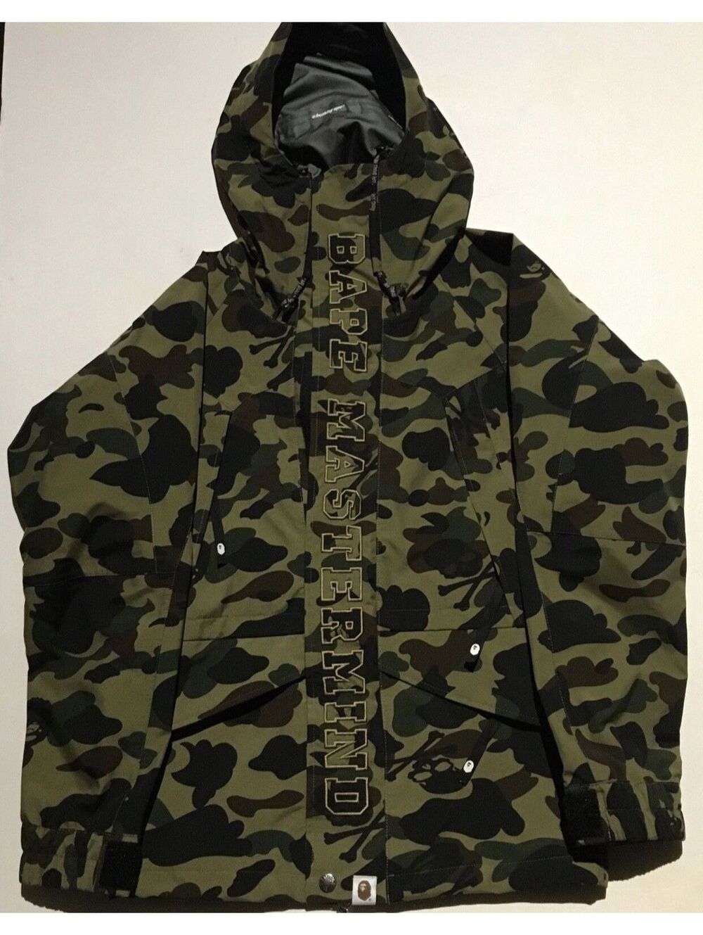 Bape X Mastermind Camo goretex snowboard jacket